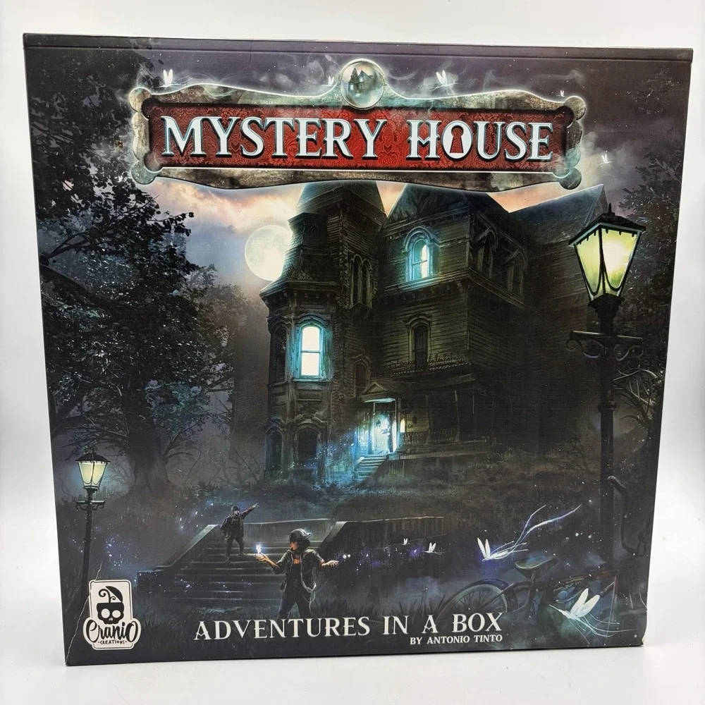 Mystery House: Escape Room In A Box Board Game From Cranio Creations - Complete